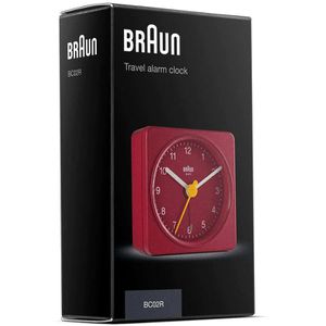 Produktbild für Wecker Braun BC02R rot, analog