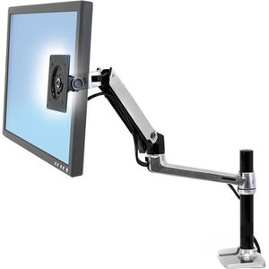 Produktbild für Monitorhalterung Ergotron LX Monitor-Arm, silber