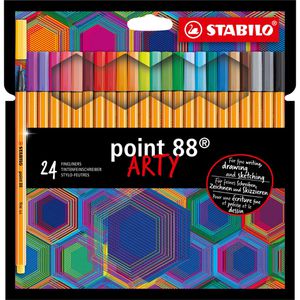 Fineliner Stabilo Point 88 ARTY, 8824/1-20, farbig sortiert