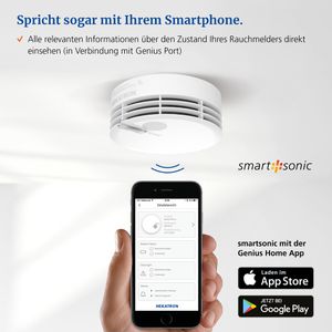 Produktbild für Rauchmelder Hekatron Genius Plus X Edition, Funk vernetzbar