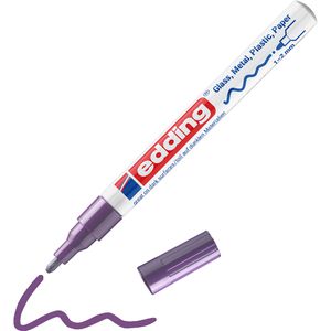 Lackmarker Edding 751 wasserfest & permanent, violett-metallic