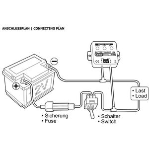 Produktbild für Batteriewächter Kemo M188A 12V