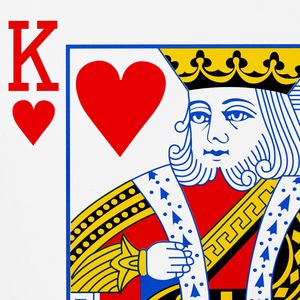 Produktbild für Kartenspiel Relaxdays 10023627, Jumbo Pokerkarten