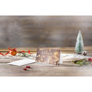 Produktbild für Weihnachtskarte Sigel DS634, Golden Glow