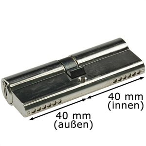 Produktbild für Schließzylinder ChiliTec mit 5 Schlüsseln