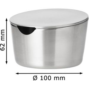 Produktbild für Zuckerdose Esmeyer Vista 400-5188, silber
