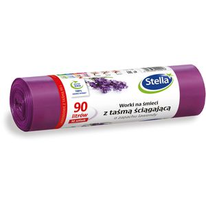 Müllbeutel Stella 009916 Lavendel, 90 Liter