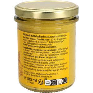 Produktbild für Senf Alnatura mittelscharf, fein, BIO