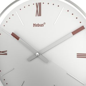 Produktbild für Wanduhr Mebus 19779, Kunststoff, analog, Quarzuhr
