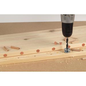 Produktbild für Dübelhilfe Wolfcraft Dübelfix 2912000, Ø 8mm