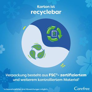 Produktbild für Slipeinlagen Carefree Cotton Flexiform