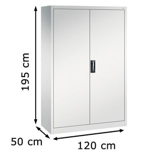 Produktbild für Werkzeugschrank CP-Möbel 8931-503, aus Metall, lichtgrau