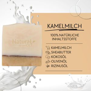 Produktbild für Seife Natural-Cilt handgemachte Naturseife, Kamelmilch