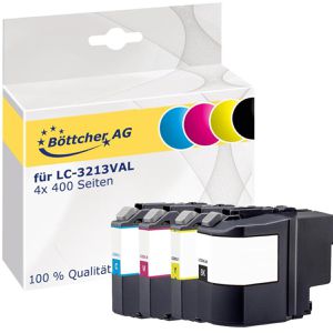 Produktbild für Tinte Böttcher-AG für Brother LC-3213VAL Value Pack