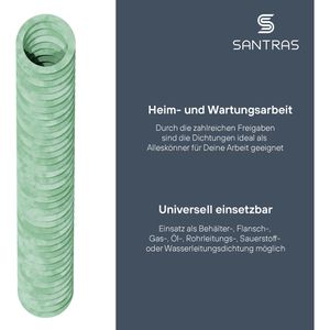 Produktbild für Dichtungsring SANTRAS Flachdichtungen Set, 3/8 - 1 1/2 Zoll