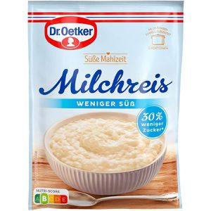 Milchreis Dr.Oetker Weniger Süß