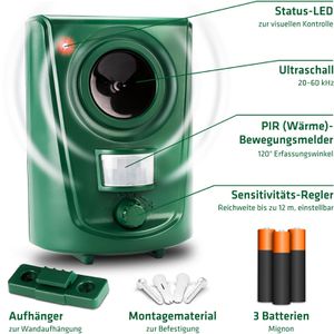 Produktbild für Tiervertreiber Gardigo Katzen- &amp; Hunde-Abwehr