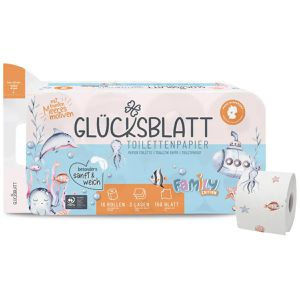 Produktbild für Toilettenpapier Glücksblatt Family Edition, Wasserspaß