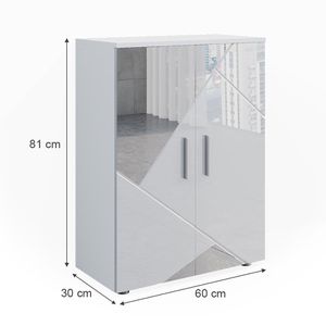 Produktbild für Badschrank Vicco Irma, mit 4 Füßen, weiß