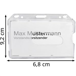 Produktbild für Kartenhalter Böttcher-AG Premium, Hartplastik