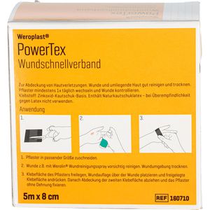 Produktbild für Pflaster Wero PowerTex Wundschnellverband, 1 Rolle