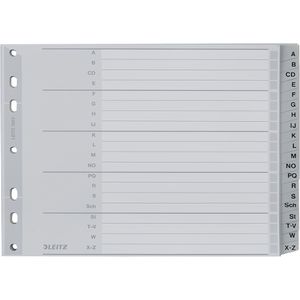 Produktbild für Register Leitz 1262-00-00 A4-halbe Höhe Überbreite, A-Z