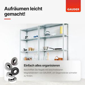 Produktbild für Magnetband Gauder weiß, inkl. Boardmarker