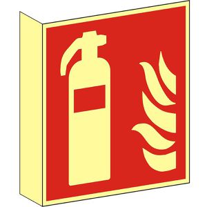Produktbild für Hinweisschild Abtec ISO 7010 F001 Kunststoff, Fahnenschild