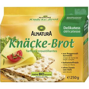 Knäckebrot Alnatura Vollkorn Roggen, Delikatess, BIO