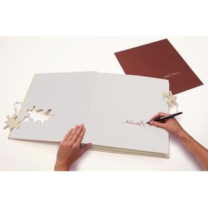 Produktbild für Gästebuch walther-design GB-173 Hochzeit Puzzle, weiß