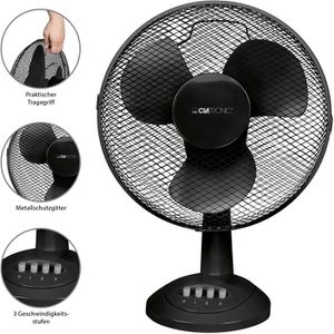 Produktbild für Ventilator Clatronic VL 3602, schwarz, Ø 30cm