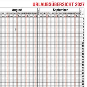 Produktbild für Urlaubsplaner Güss-Verlag 12-30, Jahr 2027