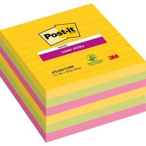 Haftnotizen Post-it Super Sticky Carnival, bunt