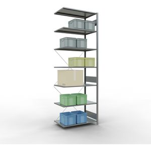 Produktbild für Anbauregal Schulte 12767, 7 Metallböden