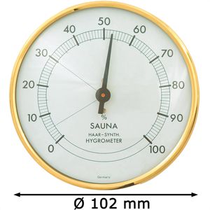 Produktbild für Sauna-Hygrometer TFA 40.1003, Ø 102 mm