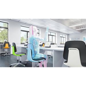 Produktbild für Arbeitsstuhl bimos Labsit 2, schwarz / anthrazit