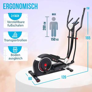 Produktbild für Crosstrainer Christopeit AX 8000, 8 kg Schwungmasse