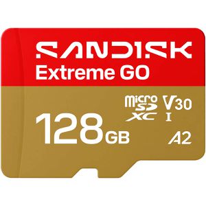 Produktbild für Micro-SD-Karte SanDisk Extreme Go, 128GB