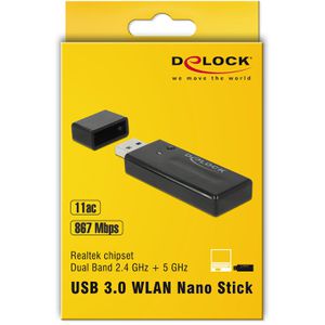 Produktbild für WLAN-Adapter DeLock 12463, USB 3.0