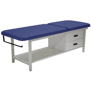 Produktbild für Behandlungsliege Teqler T146562, aus Metall, dunkelblau