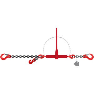 Produktbild für Zurrkette Dolezych L-150, mit Gabelkopfhaken &amp; Ratschspanner