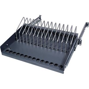 Produktbild für Netzwerkschrank-Fachboden LogiLink SF100B, 34 cm Einbautiefe