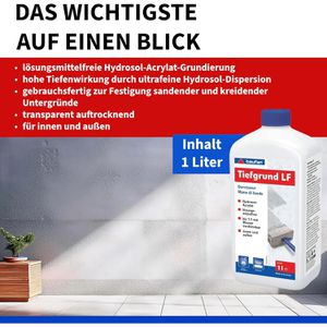 Produktbild für Tiefengrund Baufan Tiefengrund LF, Acrylhaftgrund, 1 Liter