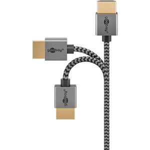 Produktbild für HDMI-Kabel Goobay Slim 75755 HDMI 2.0, vergoldete Stecker