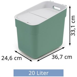 Produktbild für Mülleimer Curver Ready to collect, grün