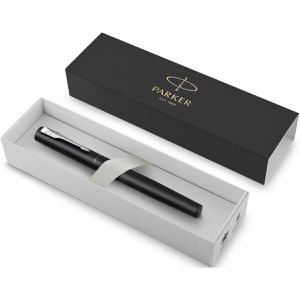 Produktbild für Füller Parker Vector XL Metallic Black, Feder M