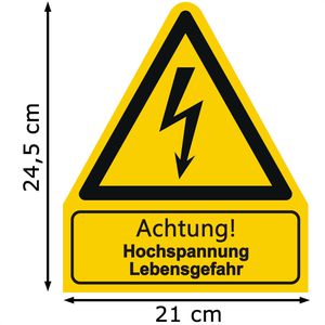 Produktbild für Hinweisschild Abtec ISO 7010 W012, Folie