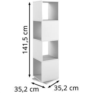 Produktbild für Bücherregal Vicco 53302, weiß
