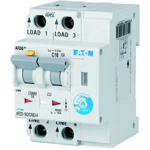 Produktbild für Brandschutzschalter EATON AFDD-16/2/C/003-A, 3 TE, 16 A