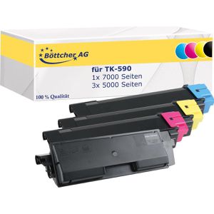 Produktbild für Toner Böttcher-AG für Kyocera TK-590 KCMY Multipack